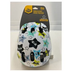 Capstone Toddler Bicycle Helmet Star Pattern Accu-Fit 48-52cm